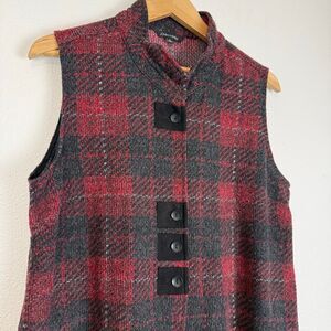 John Mark Plaid Vest Size Large